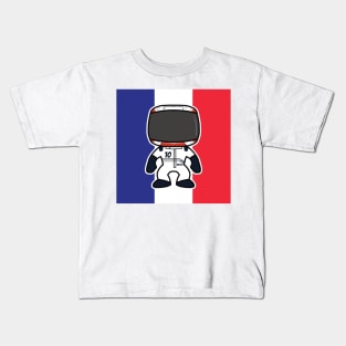 Pierre Gasly Custom Bobblehead - 2022 Season Flag Edition Kids T-Shirt